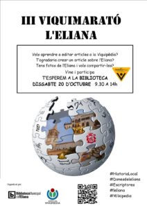 III VIQUIMARATÓ DE L'ELIANA @ Biblioteca Municipal