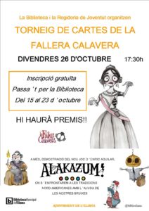 TORNEIG DE "FALLERA CALAVERA" @ Biblioteca Municipal