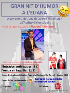 NIT DE MONÒLEGS: EUGENI ALEMANY I DANI ROMERO